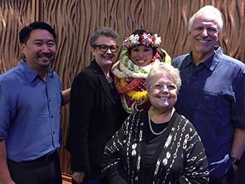 Anthology partners pose with honoree, Michelle Hee