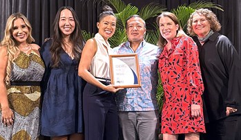 Anthology FINN Partners accepts award for Parker Ranch website